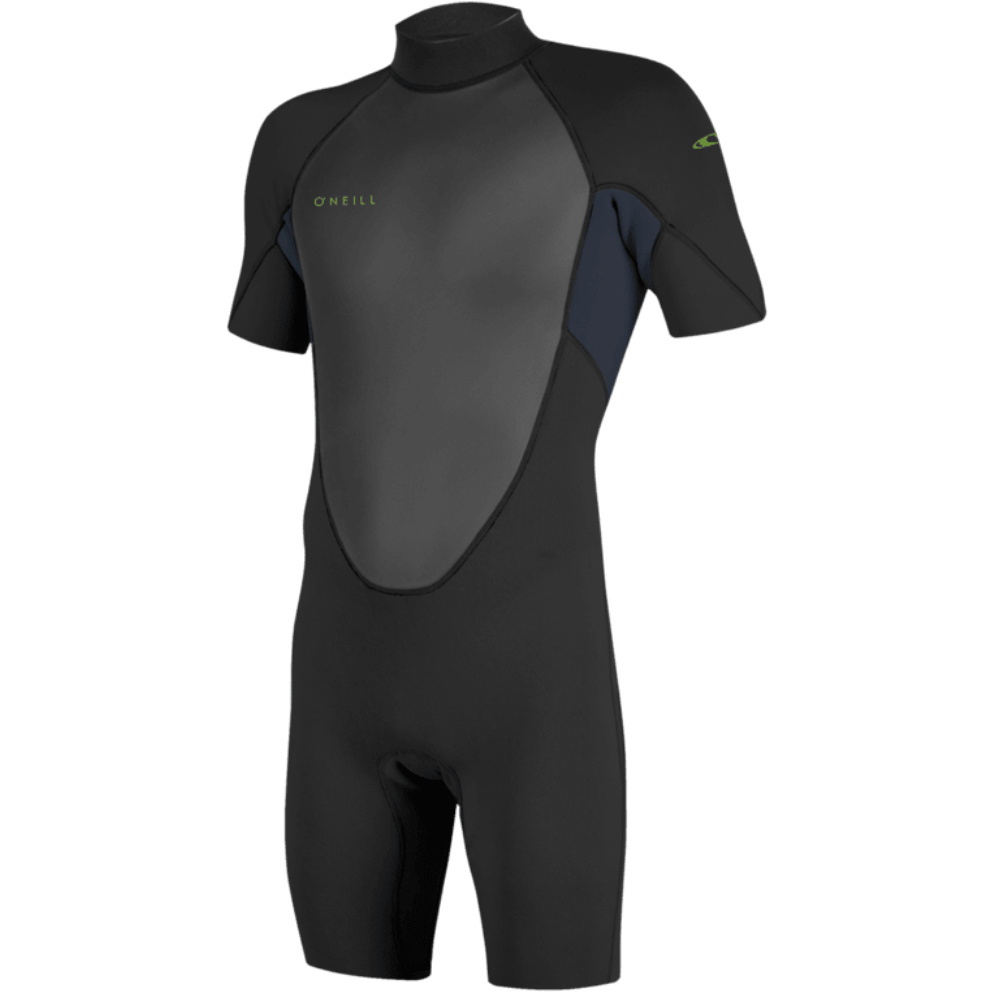 2026 O'Neill Junior Reactor-2 2mm Back Zip Shorty Wetsuit 5045B - Black / Slate
